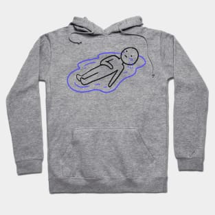 Stick Figure Crying Lake Of Tears Hoodie